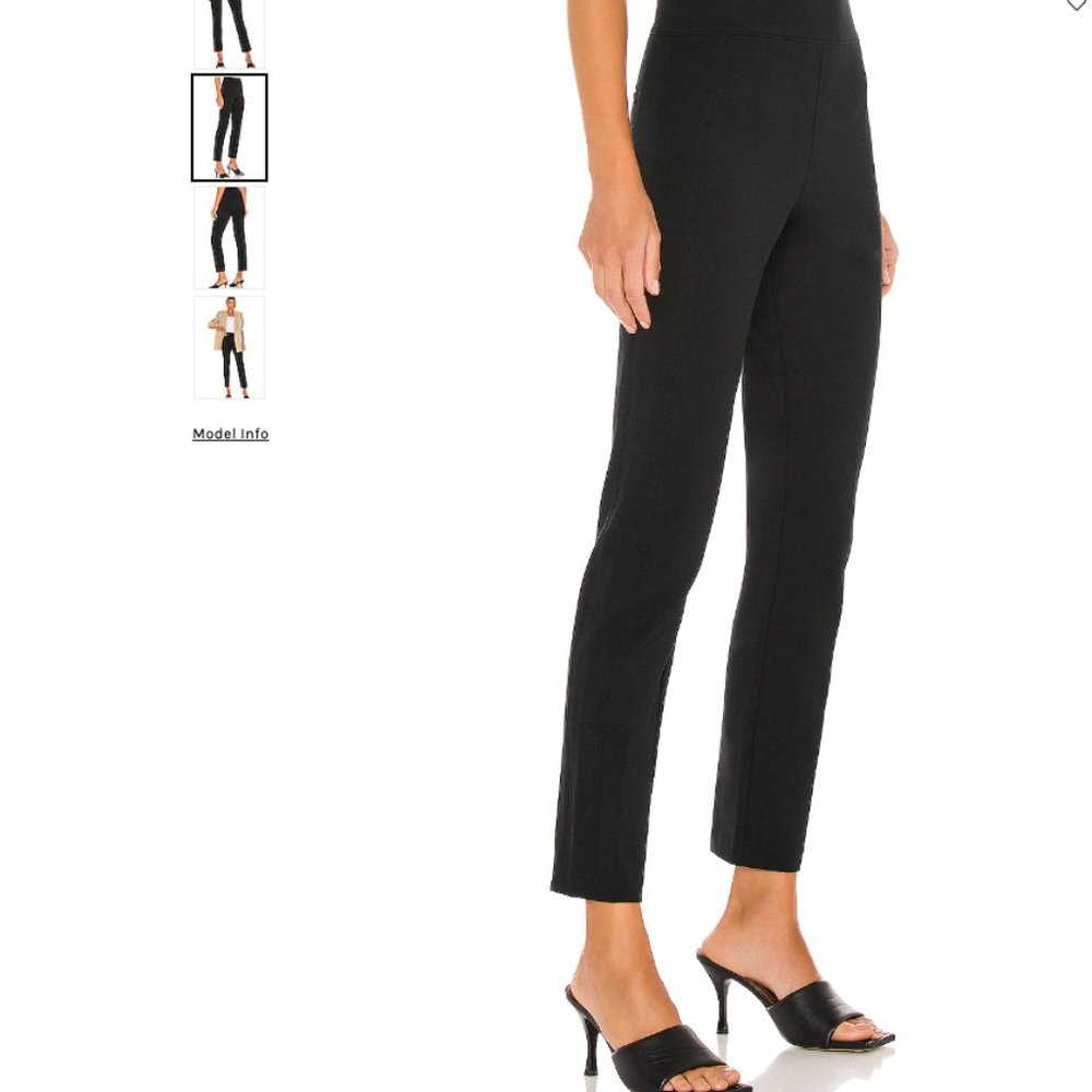SPANX The Perfect Pant Size XL Petite Black Straight Leg Slimming High Rise
